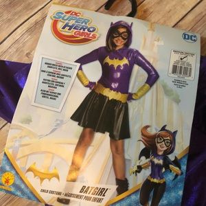 DC Superhero Girls Batgirl Costume M 8-10 NWT